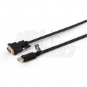 Cavo DVI-D DL. 24p DP M/M 1.8m Nero PB Cavo da spina Display-port v1.1 a spina DVI-D Dual link - 1,8m