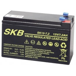 BATTERIA AL PIOMBO SKB 12V/7.2A AMPERE FAST 4.8     151 x 65 x 95 - 101 mm