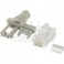 SPINA RJ45 8P8C CAT6A SCH.FL-SOL Spine modulari RJ45 8P8C Cat.6A Non schermata per cavo rigido e flessibile con cappuccio