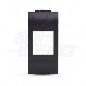 Adatt. per ins.RJ45 BTicino Living nero Adattatore per frutti RJ45 per placca BTicino Living Light - Nero