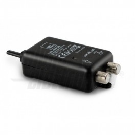 ALIMENTATORE TV SWITCH 12V 200mA F Alimentatore per amplificatore antenna - 12Vdc 200mA - Con connettori F