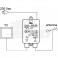 ALIMENTATORE TV SWITCH 12V 200mA F Alimentatore per amplificatore antenna - 12Vdc 200mA - Con connettori F