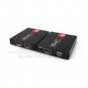 Extender HDMI Cavo 1xCat.6 -50m con USB Extender HDMI - 1080p - KVM - Loop Out - PoE - cavo CAT.5e/6 - 60m - serie SLIM