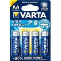 BATTERIA VARTA  AA STILO  BLISTER 4 PZ SERIE BLU HIGH ENERGY