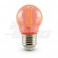 Lamp.led filamento bulbo 4.5W E27 rosa Lampada a filamento led mini-bulbo - 230Vac - E27 - 4,5W - Rosa