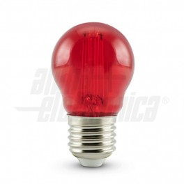 Lamp.led filamento bulbo 4.5W E27 rossa
