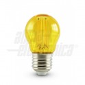 Lamp.led filamento bulbo 4.5W E27 gialla Lampada a filamento led mini-bulbo - 230Vac - E27 - 4,5W - Gialla