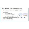 Kit Master-Slave Lan+WiFi 100Mbit DP Doc Kit Master-Slave Lan+WiFi 100Mbit DP Doc composto da IPC-BMH, IPC24 e 2 MixDemix