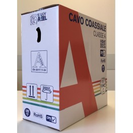 CAVO COAX H355 PVC CLASS A 5mm NERO Spessore della guaina:   0,5 mm Diametro esterno: 5,0 ± 0.15  mm