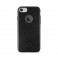 PURO Cover PC+TPU "Shine Pocket" iPhone 6/6s/7/7s 4.7" con Tasca Ecop. staccabile 2 vani carta Nero