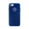 PURO Cover PC+TPU "Shine Pocket" iPhone 6/6s/7/7s 4.7"con Tasca Ecop. staccabile 2vani Carta Blu Scu