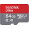 SANDISK MICRO SD HC 64GB ULTRA A1 VELOCITA' MAX SCRITTURA 100MB/S LETTURA 100MB/S