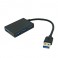 HUB 3.0 USB-A -  4 PORTE USB-A PASSIVO ISNATCH