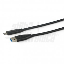 CAVO SP USB C-SP USB A 3.0 1m NERO PB