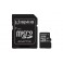MICRO SD SDHC 32GB CON ADATTATORE Flash drive micro sdhc con adattatore sd kingston  100 MB/S