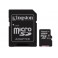 Micro SD (T-Flash) 128GB Class10 100MB/s Micro SD (T-Flash) 128GB Class10 100MB/s Adattatore Select+ Kingston (SDCS2/128GB)