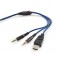CUFFIA USB +  connettori  jack 3,5mm Cuffia per Videogiochi | Over-ear | Bassi Potenti | Luce LED | Connettori USB e da 3,5 mm
