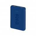 Powerbank linea Pocket 5.000 mAh con 2 USB 2.1 A colore blu
