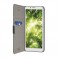 Custodia BookSlim per Smartphone con linguetta magnetica, porta carta di credito, fino 6,8" (170x80mm max), colore nero