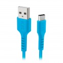 Cavo dati USB 2.0 a Type-C , lunghezza 1,5 m colore azzurro