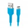 Cavo dati USB 2.0 a Type-C , lunghezza 1,5 m colore azzurro