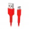 Cavo dati USB 2.0 a Type-C , lunghezza 1,5 m colore rosso