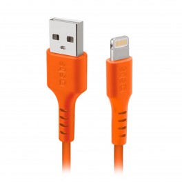 Cavo dati USB 2.0 a Apple Lightning, lunghezza 1 m colore arancione