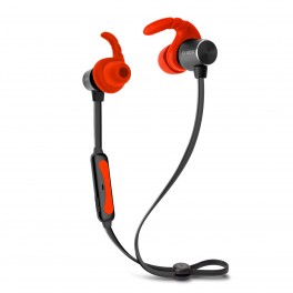 Auricolare wireless in ear magnetici, tasti per la risposta, colore rosso