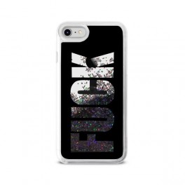Puro Cover PC+TPU "Aqua Fuck" per iPhone 6/6s/7/8 nera
