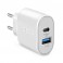 TRAVEL CHARGER 30W TYPE C + 1 USB 2.1A BIANCO