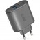 TRAVEL CHARGER 45W TYPE C + 1 USB 2.1A NERO